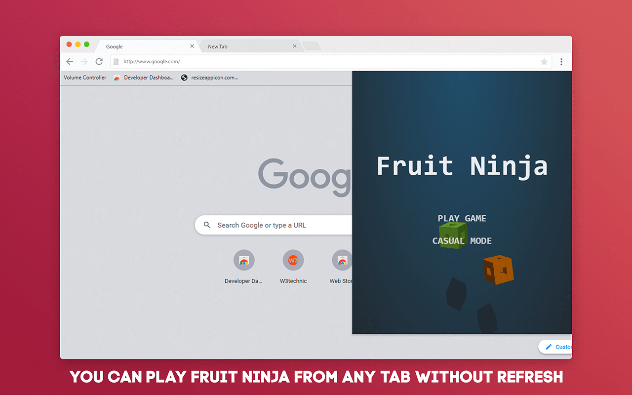 Fruit Ninja Game Offline for Google Chrome (Cube edition) – W3technic