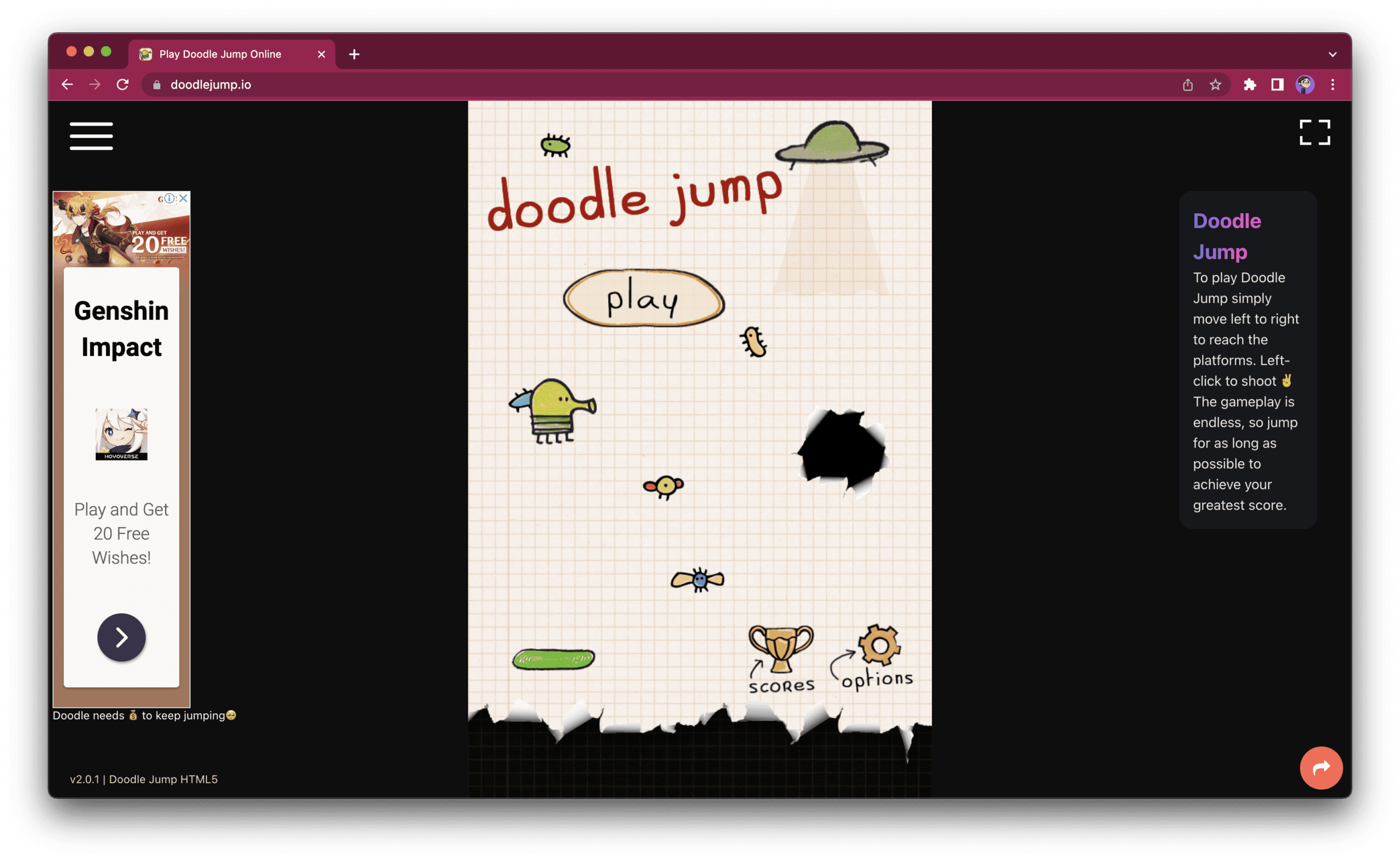 Doodle Jump Original Game – W3technic